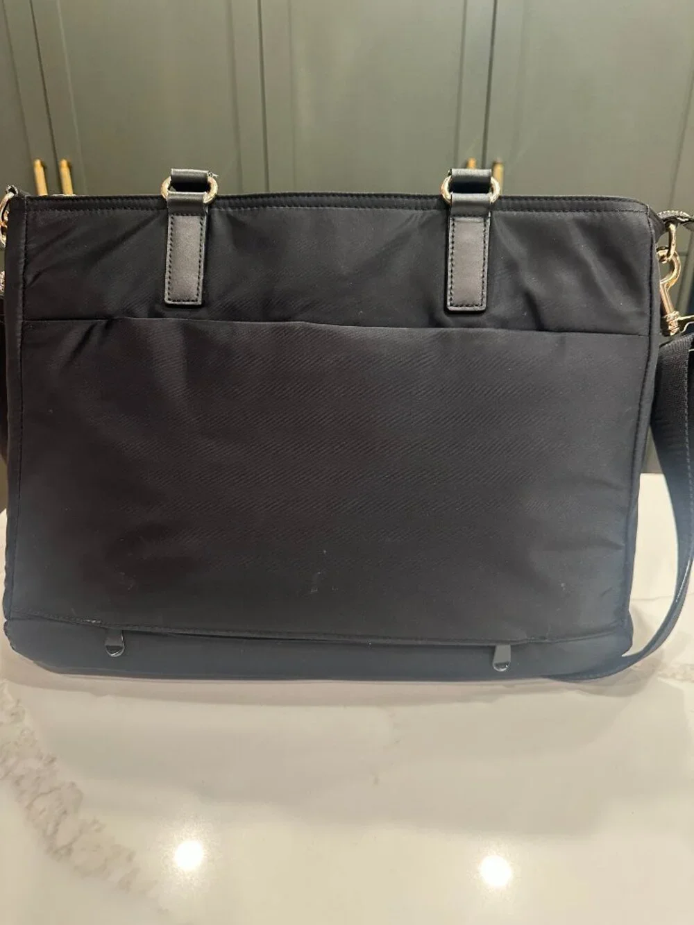 LO&SONS Black Brookline Laptop Bag